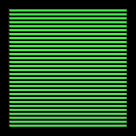 Horizontal green grid